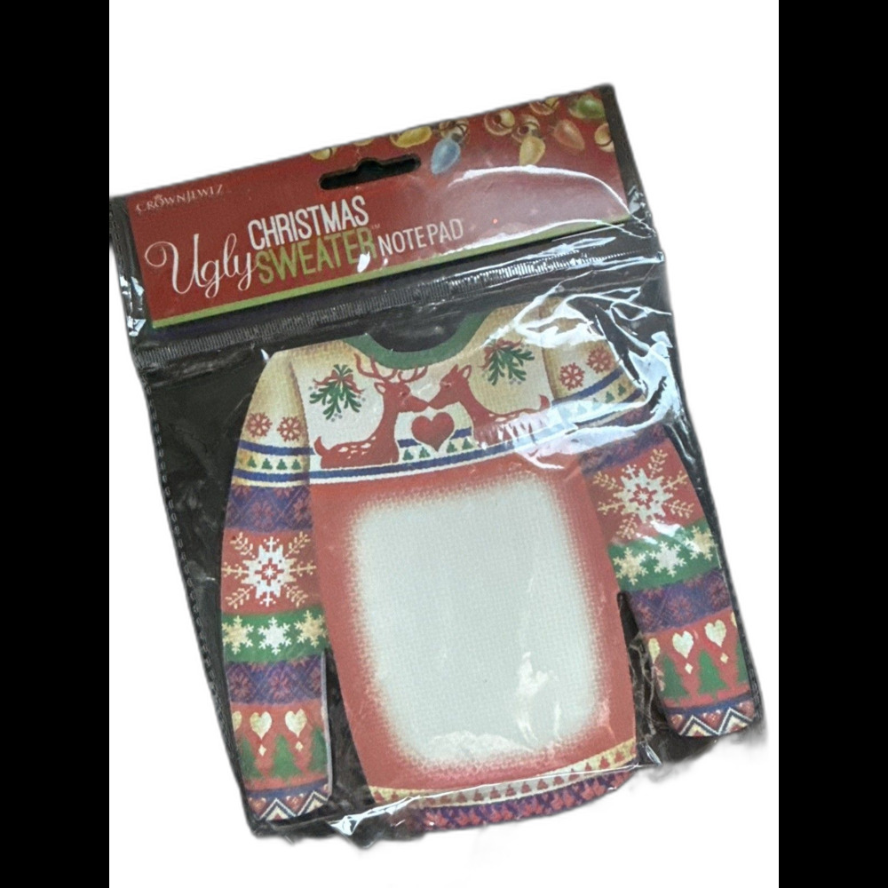 Ugly Christmas Sweater Notepads NEW